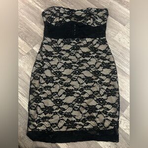 Elegant Black Lace Dress